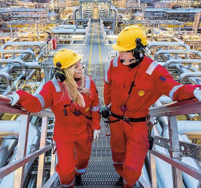 Royal Dutch Shell employee at the Corpus Christi Refinery
