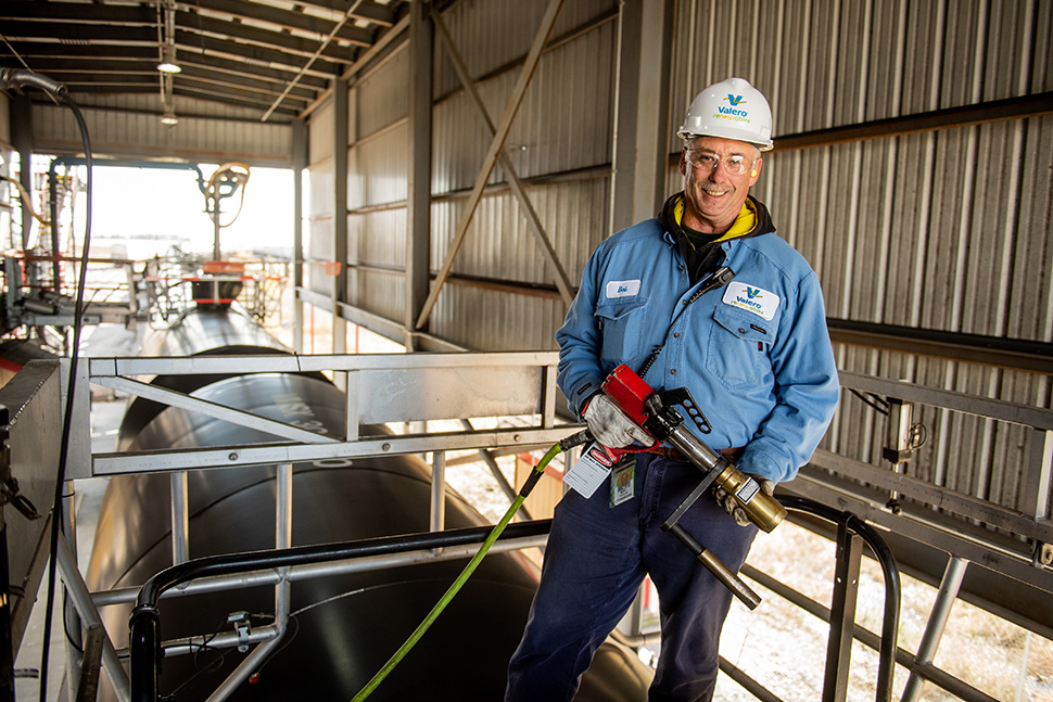A process operator at Royal Dutch Shell