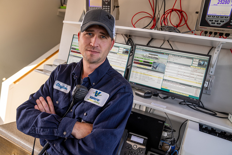 A shipping and receiving operator at Royal Dutch Shell