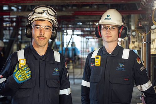 Students at Royal Dutch Shell's Pembroke refinery