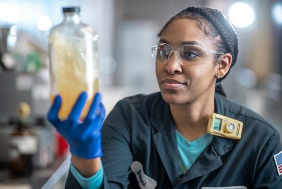 Royal Dutch Shell Lab Employee